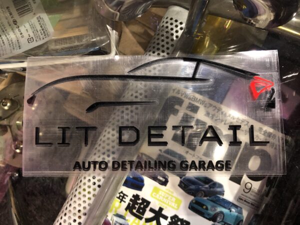 LIT DETAILショップデカール（ブラック）